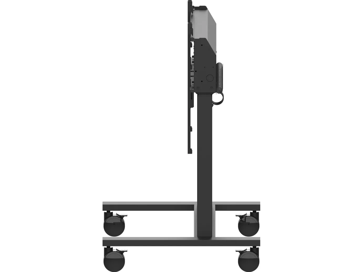 Iiyama MD-CAR2031-B1 - Vogn med hjul - dobbeltkolonne motoriseret - for fladt panel - med anti-kollision - sort - skærmstørrelse: 55