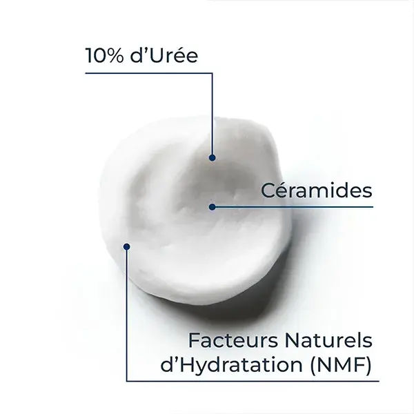 Espuma para os pés Eucerin UreaRepair Plus com 10% de ureia para pele seca, 150ml