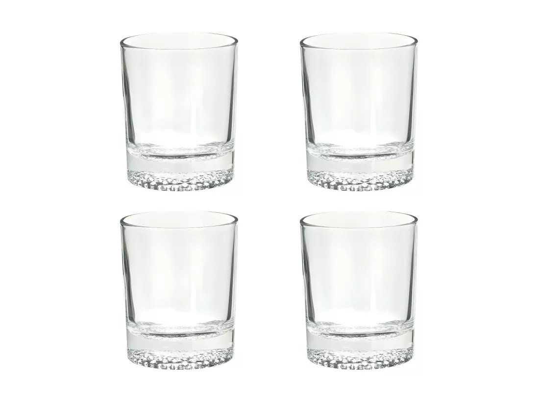 Lot de 4 Verres à Whisky 