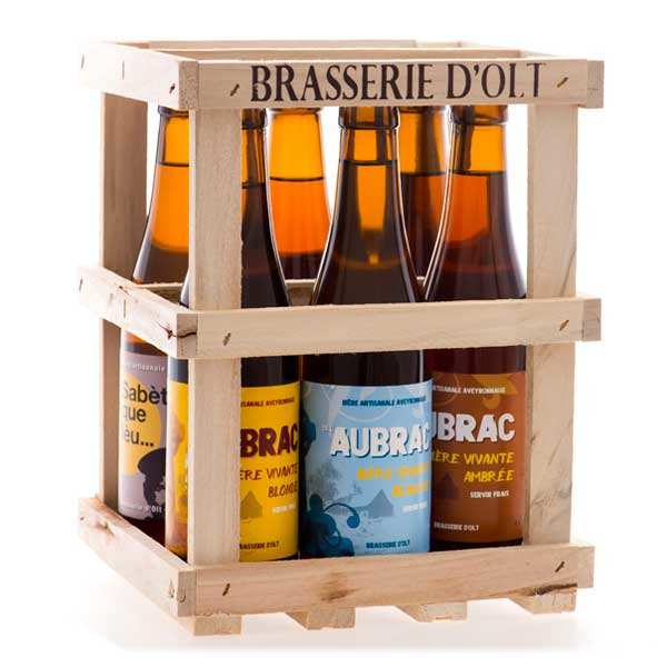 Coffret de 6 bouteilles de bière Brasserie d' Olt