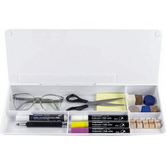 Organiseur de bureau Glasboard, blanc