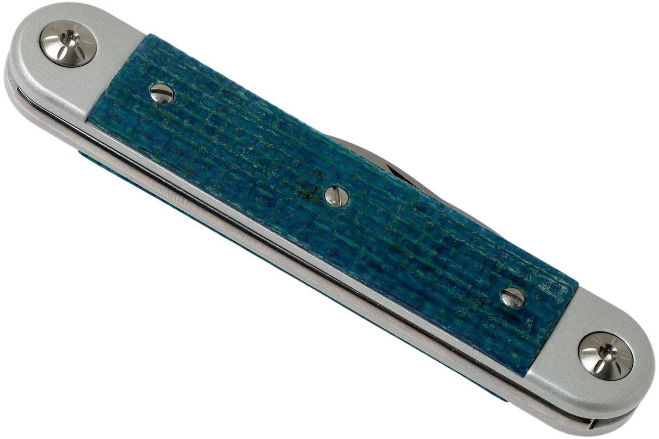 Maserin 60° Knife Sessantesimo 195/MCB Blue Micarta zakmes