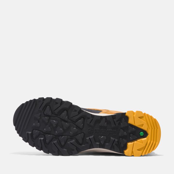 Bota de caminhada impermeável Lincoln Peak para mulheres, na cor amarela.