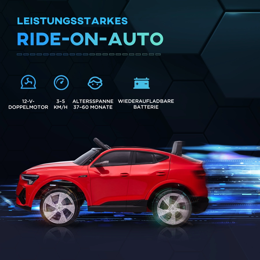 HOMCOM Kinderfahrzeuge mit Fernsteuerung rot