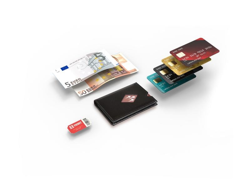 EXENTRI Portemonnaie Miniwallet Brieftasche