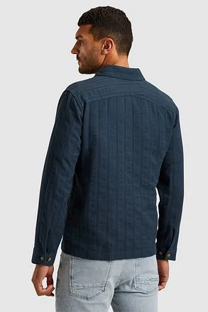 Cast Iron Overshirt Dobby Stripe Navy CSI2503204-5442 kopen