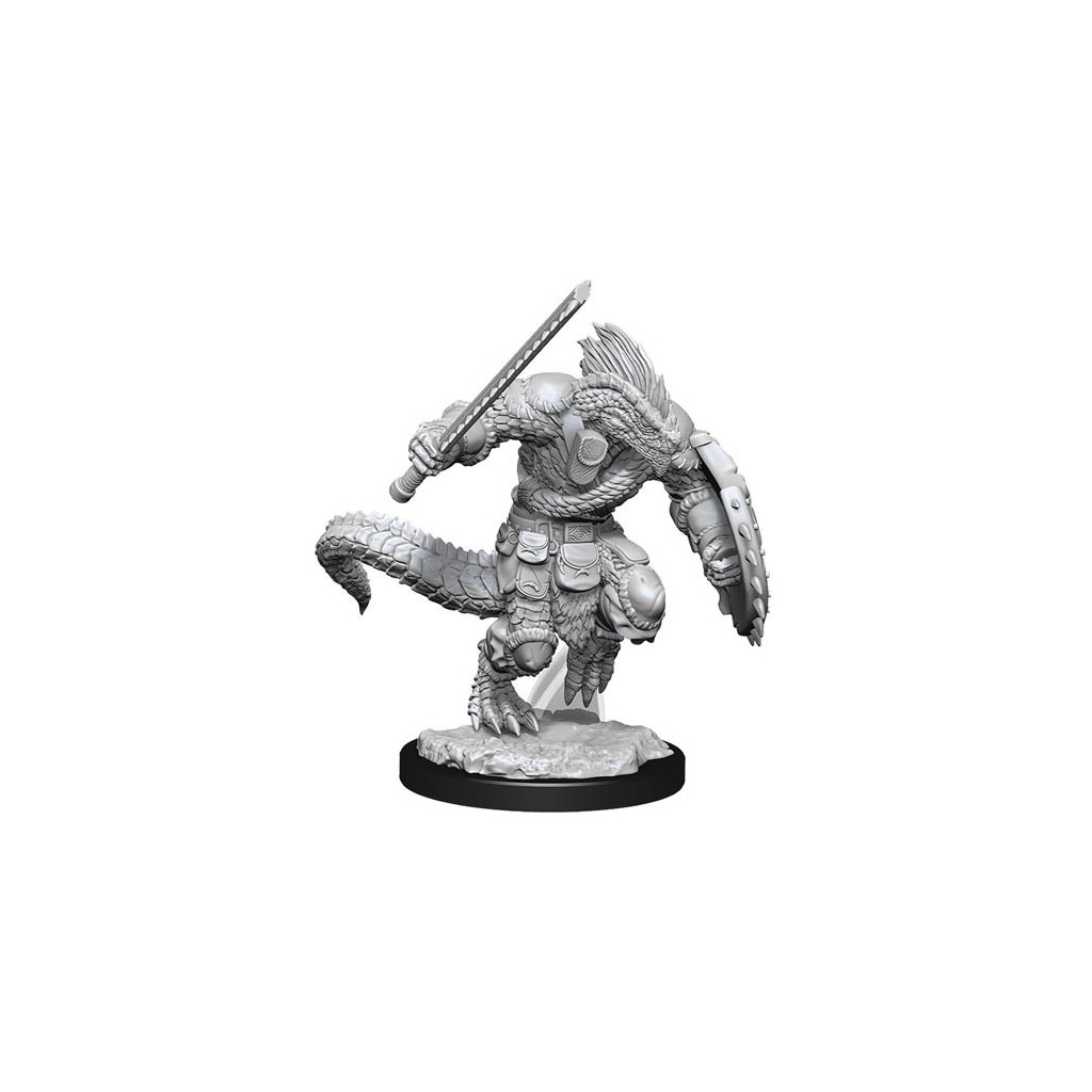 D&D Nolzur's Marvelous Unpainted Miniatures: Lizardfolk Barbarian & Cleric
