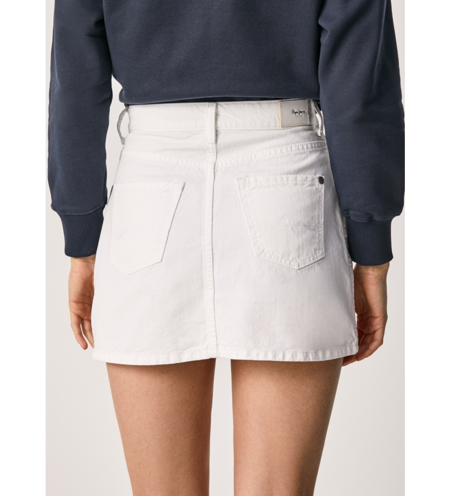 Pepe Jeans Falta Rachel jeans branco