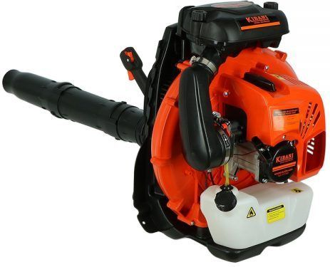 Kibani Benzine Bladblazer 63.3 cc / 3.6 pk - Luchtsnelheid 280 km/h - 2700W - Ruggedrager - Bladblazers