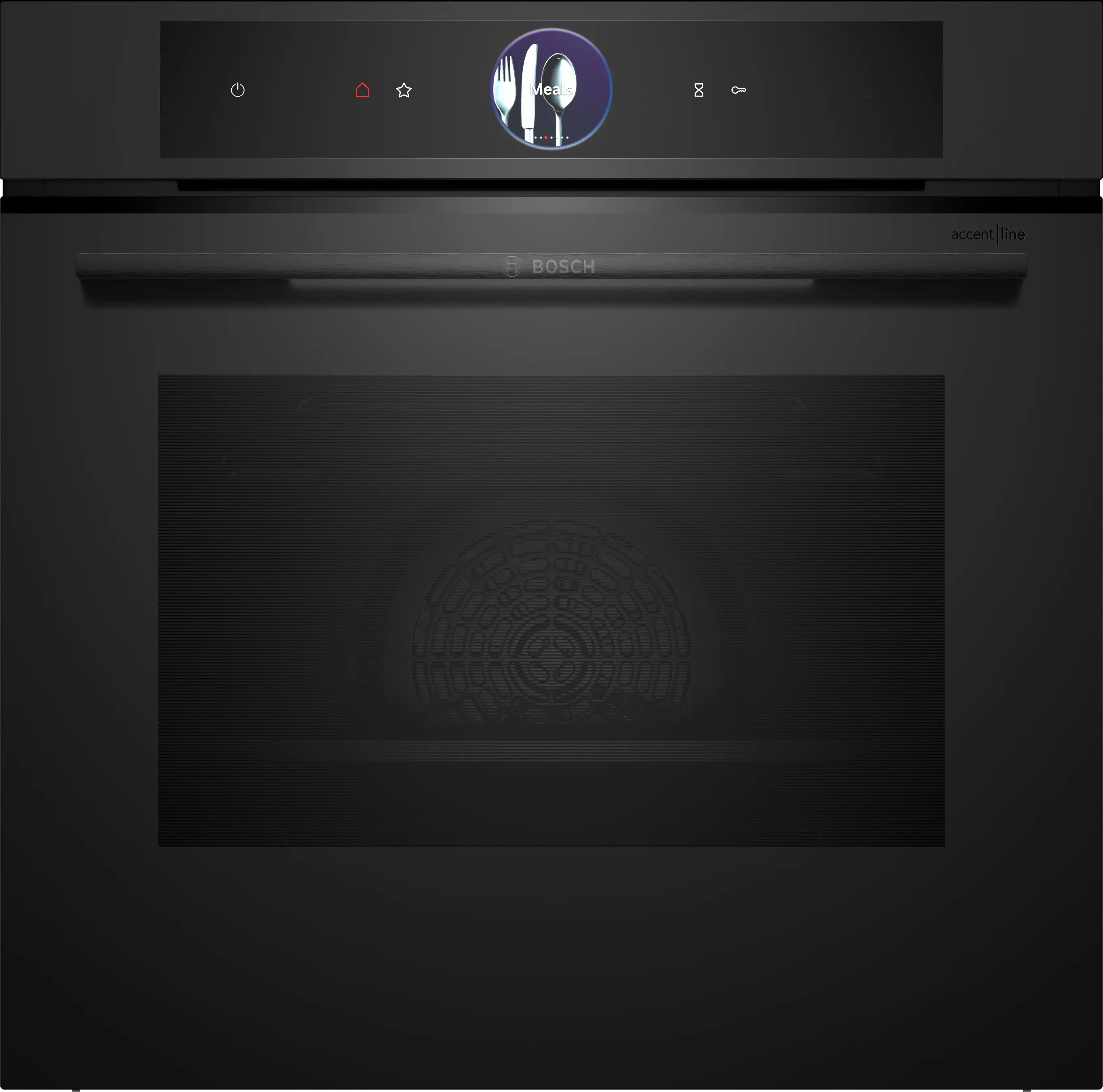 Serie 8 Bakoven 60 x 60 cm Mat zwart