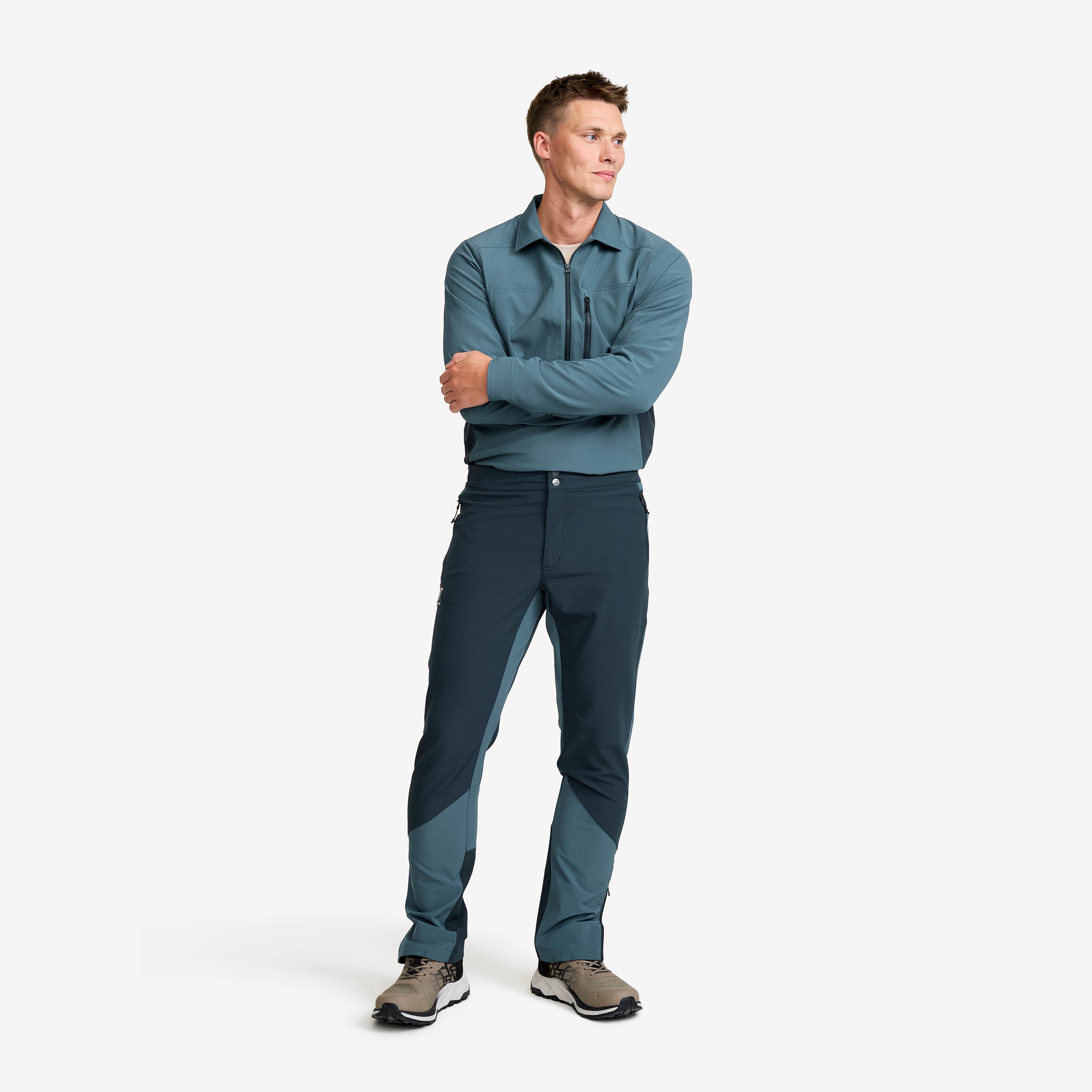 Ridge Trek Stretch Pants Herre Blueberry/Orion Blue