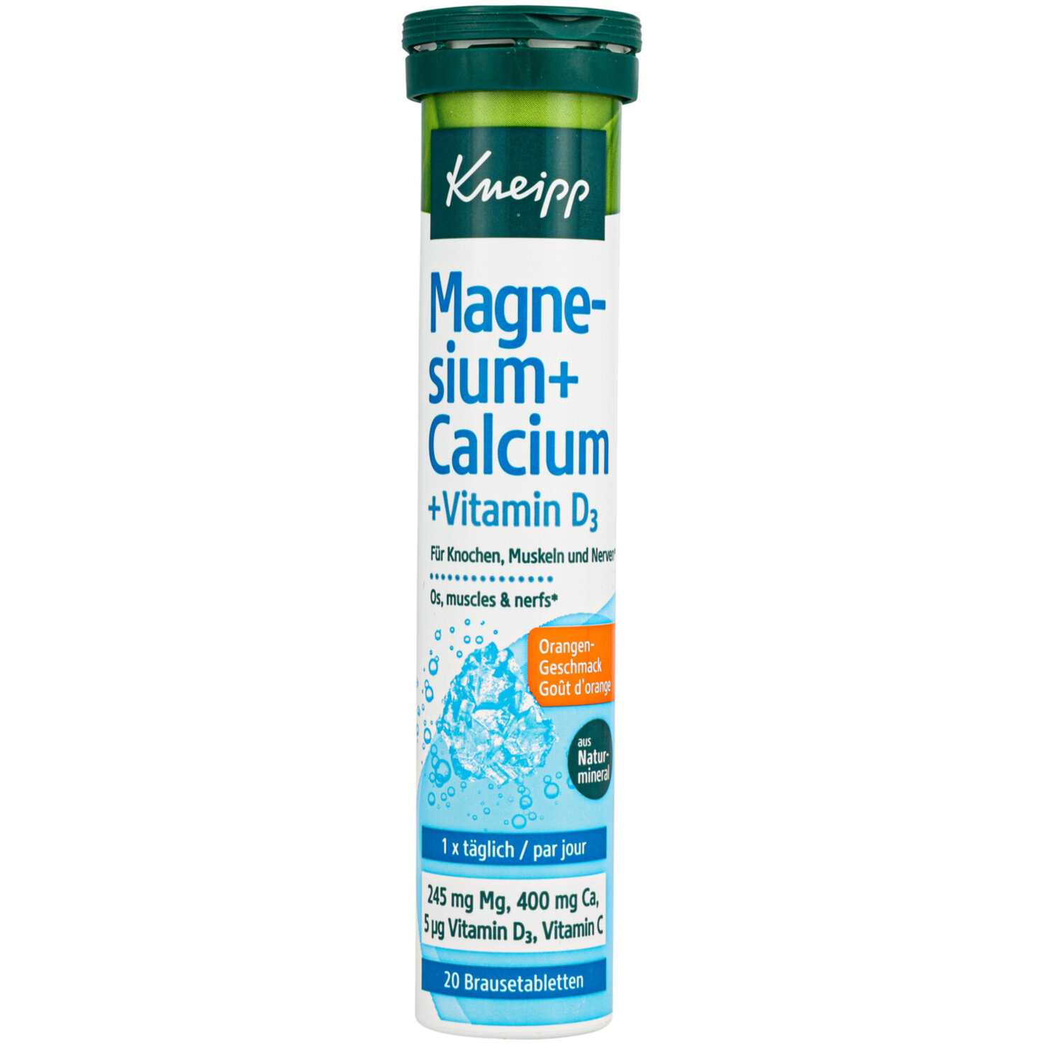 Kneipp Magnesium + Calcium + Vitamin D3 20 Brausetabletten
