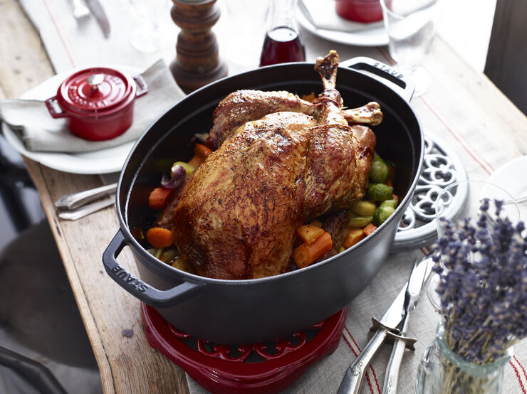 Staub La Cocotte 29 cm sort Sort