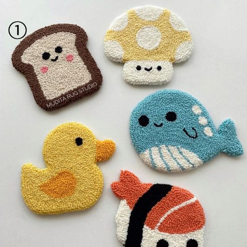 Embroidery Kingdom - DIY naaiset voor een cartoon-garenonderzetter (verschillende ontwerpen)