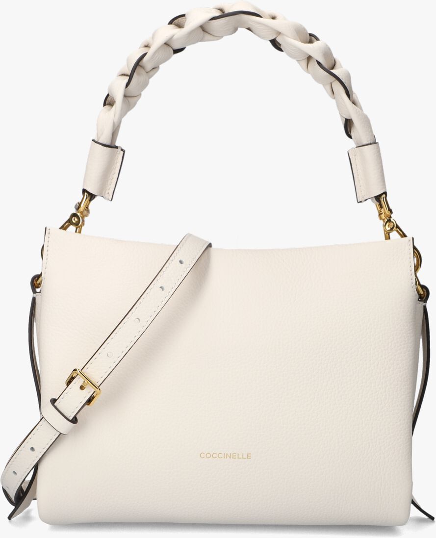 witte coccinelle schoudertas boheme grana double