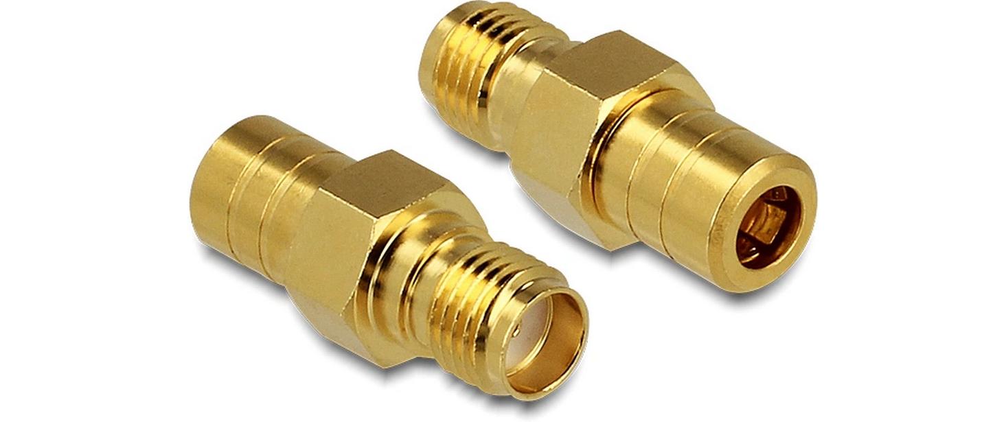 Antennenadapter SMA Buchse – SMB SteckerKabeladapter SMA SMB Gold