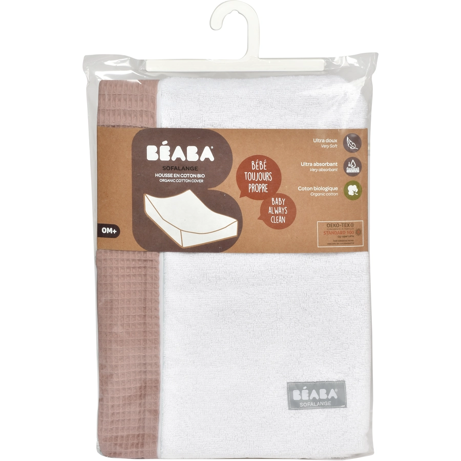 BEABA® Bezug für Wickelunterlage Sofalange altrosa