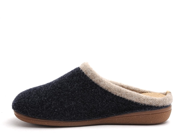 Semelflex chaussons homme pantoufle homme ourale bleu