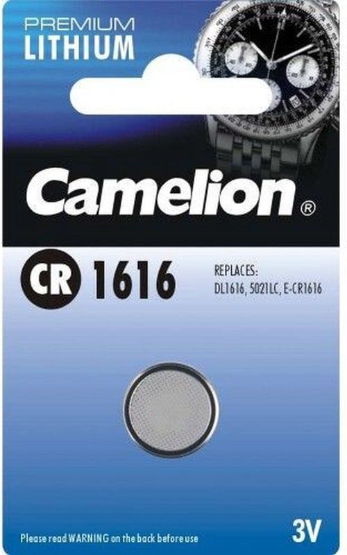 Camelion Batterij Knoopcel Lithium 3v Cr1616 Per Stuk