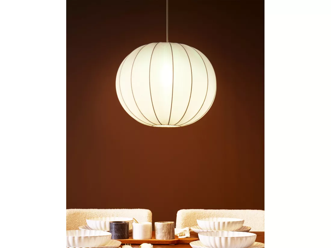 Lampe suspension MARIETA Blanc