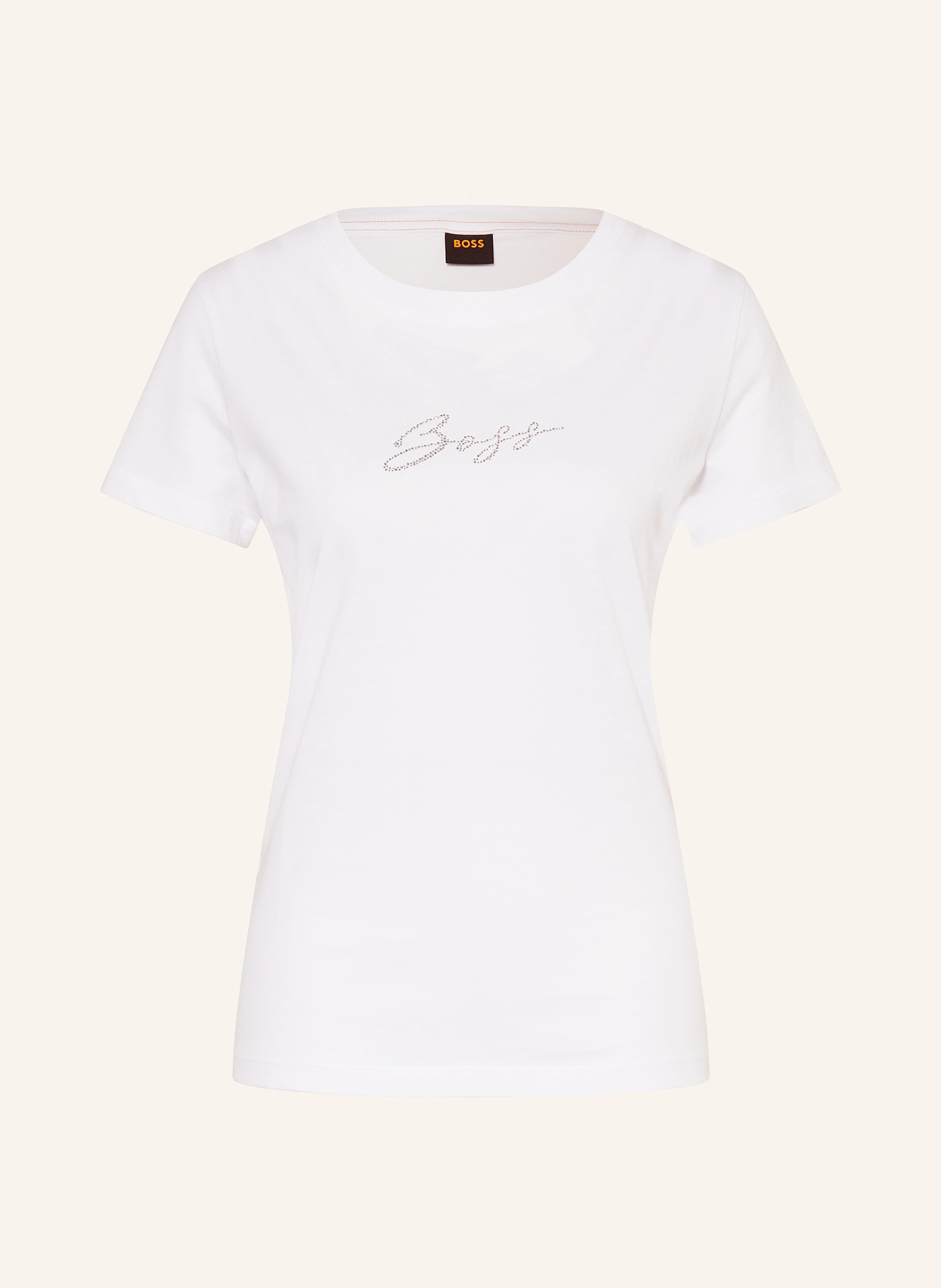 BOSS T-Shirt ESOGO mit Schmucksteinen