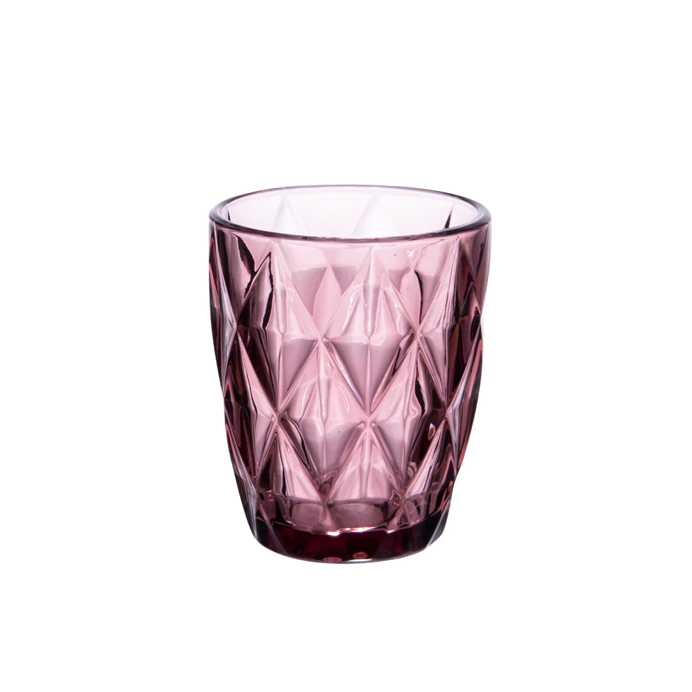 Boite de 6 gobelets bas 24 cl diamond rose Trend'up