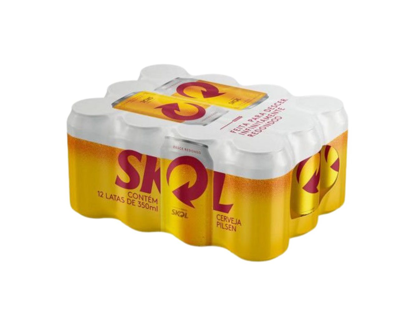 CERVEJA SKOL BRASIL LATA 0.35L