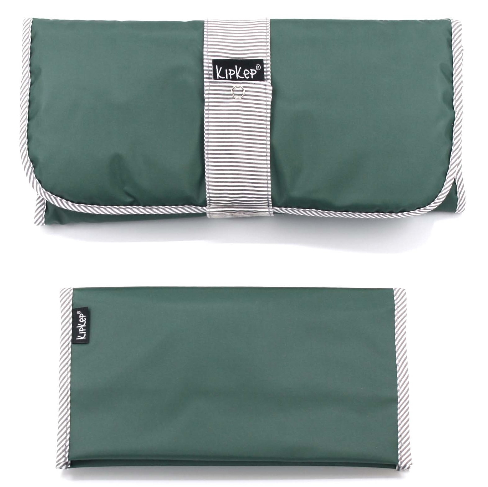 KipKep verschoningsmatje+luieretui combiset Calming Green