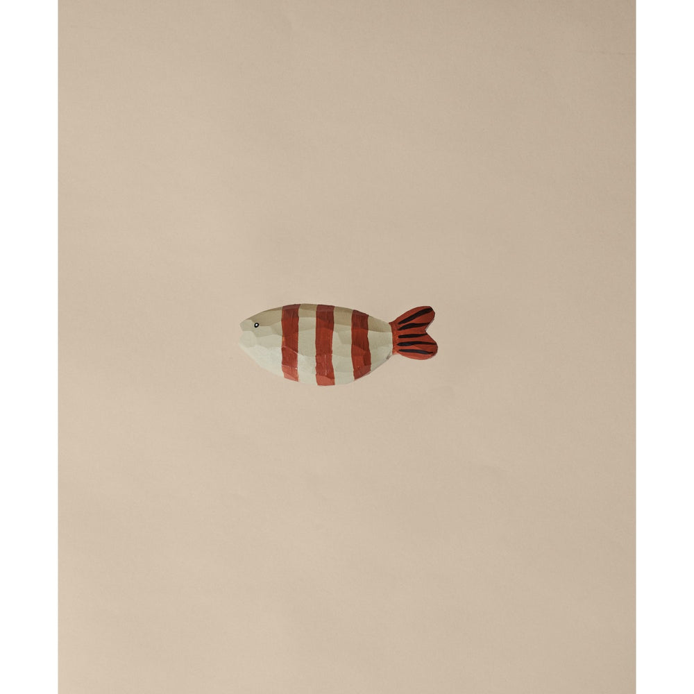 Køb Ferm Living Baked Clay/Light Celedon Harbour Hook Fish Stripe