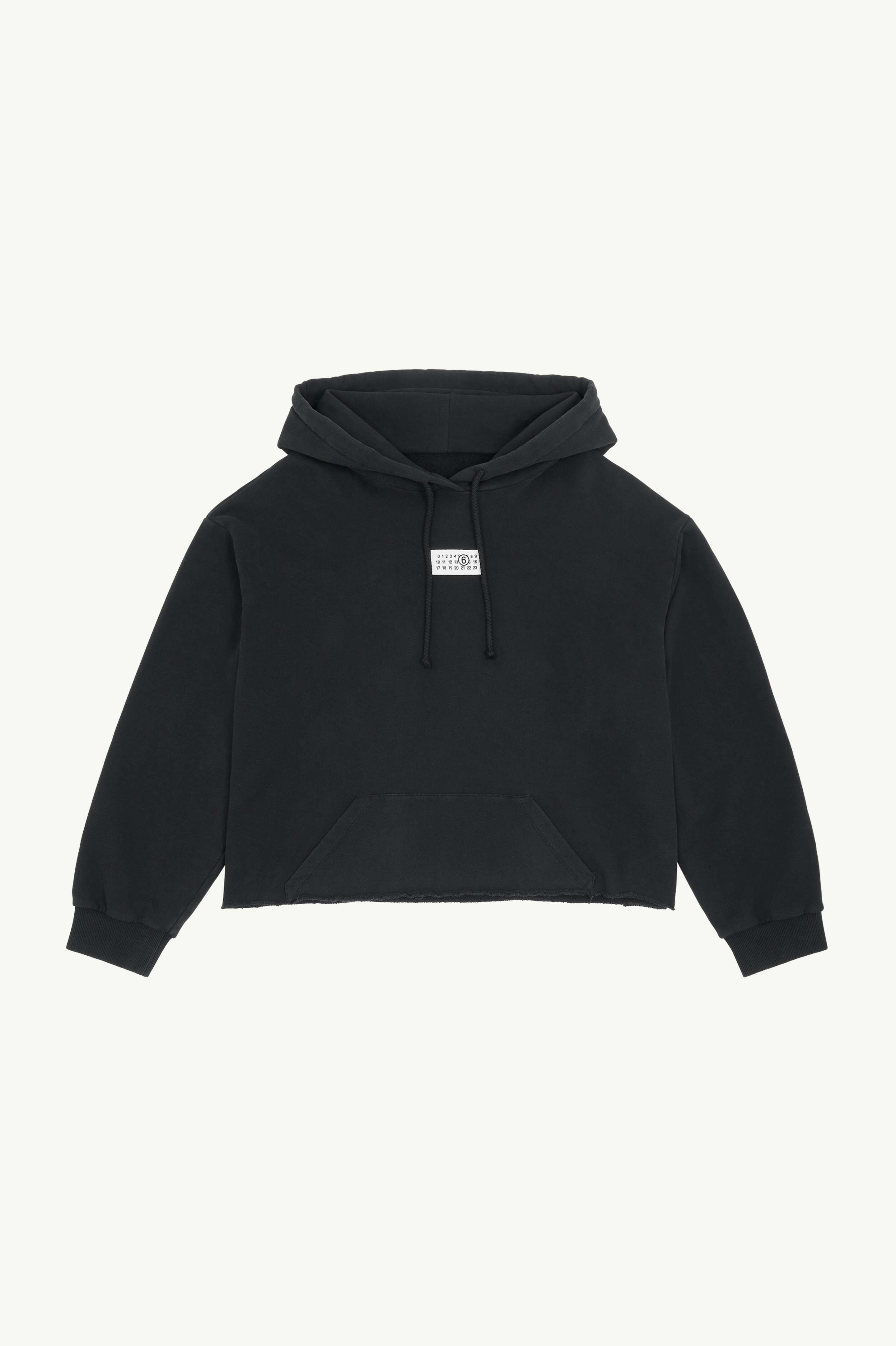 Pull en coton non brossé noir