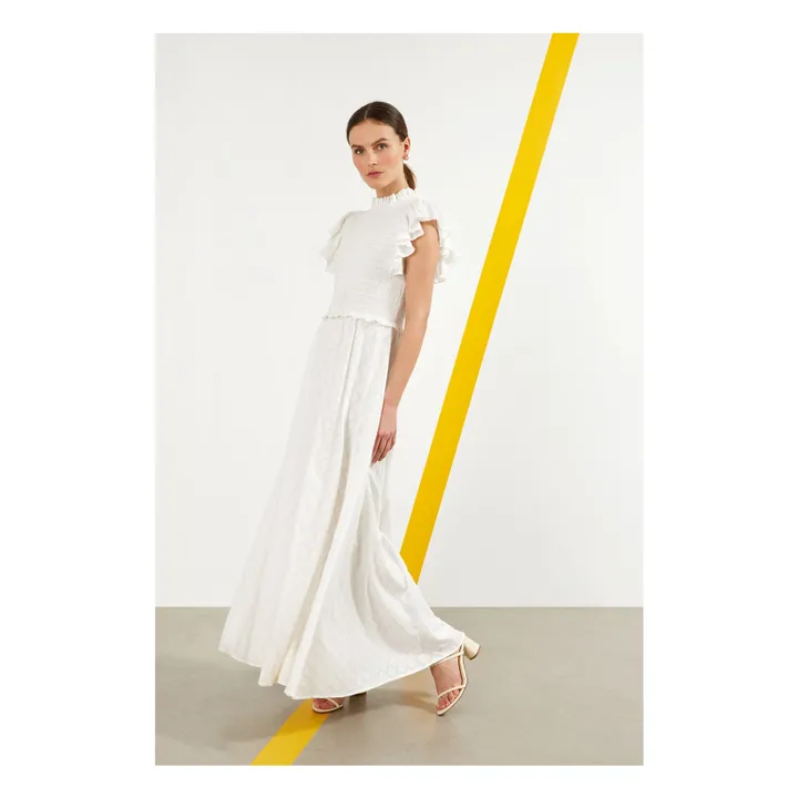 Maria de la Orden Robe Ramsès | Blanc