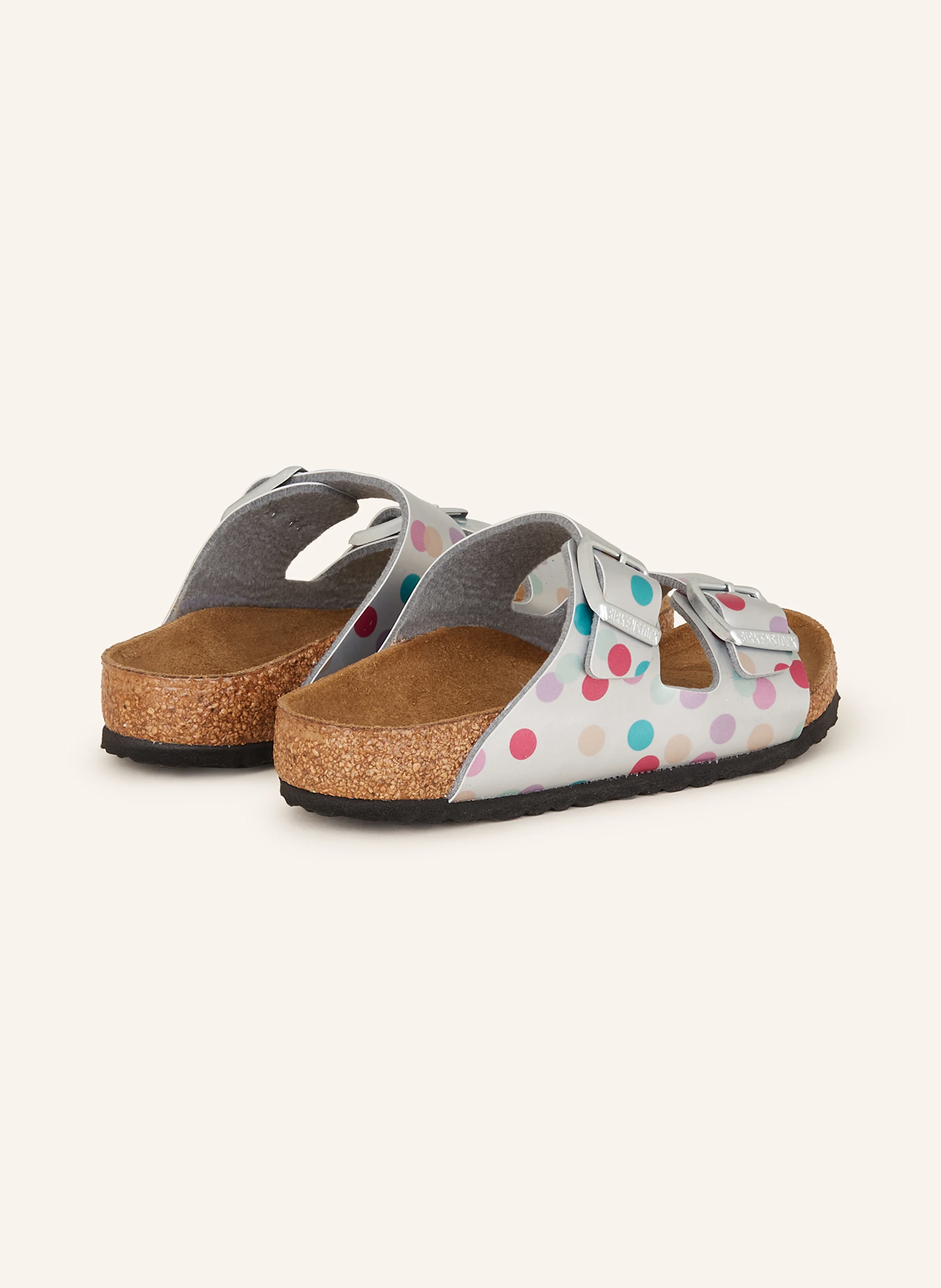 BIRKENSTOCK Pantoletten ARIZONA BIRCO-FLOR ELECTRIC METALLIC DOTS