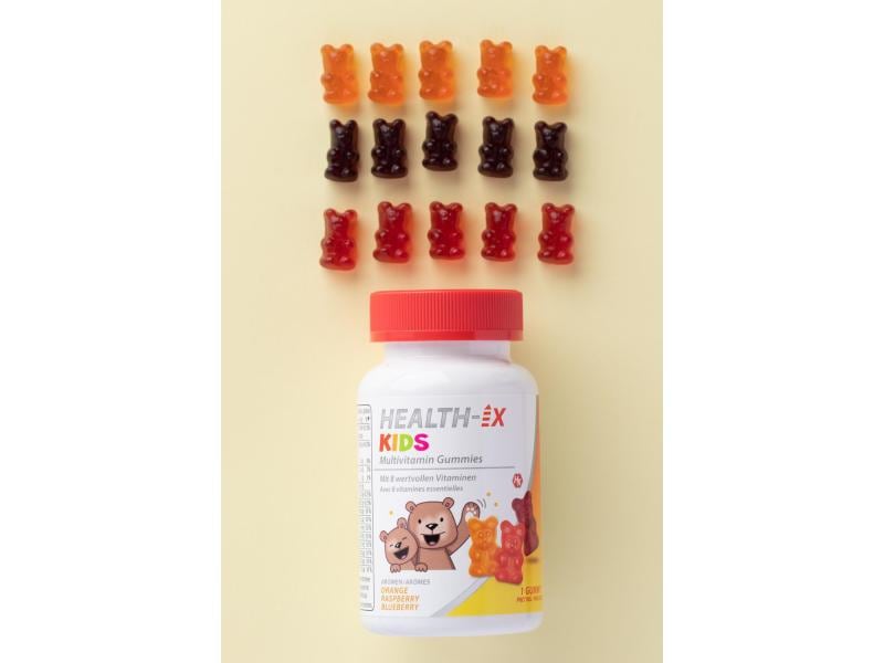 HEALTH-IX Multivitamin Gummies Kids 120 g Nahrungsergänzungsmittel für Kinder mit Vitaminen