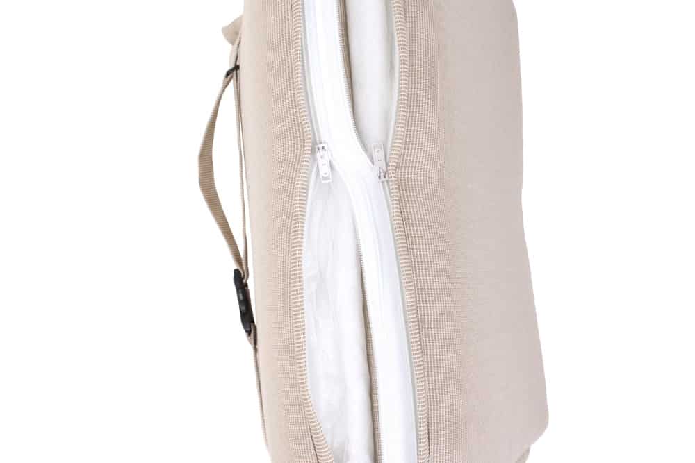 Outdoor Kissen ROG 46x119cm beige Sitzkissen Polster-Auflage für Hochlehner