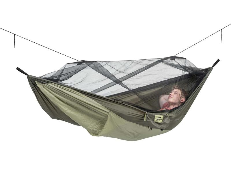 AMAZONAS Hängematte Hammock Moskito-Traveller Thermo XXL Hängematte mit Moskitonetz