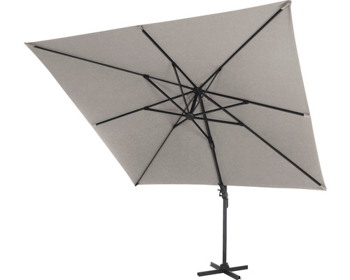 Siena Garden Califorina zweefparasol 300 x 300 cm taupe