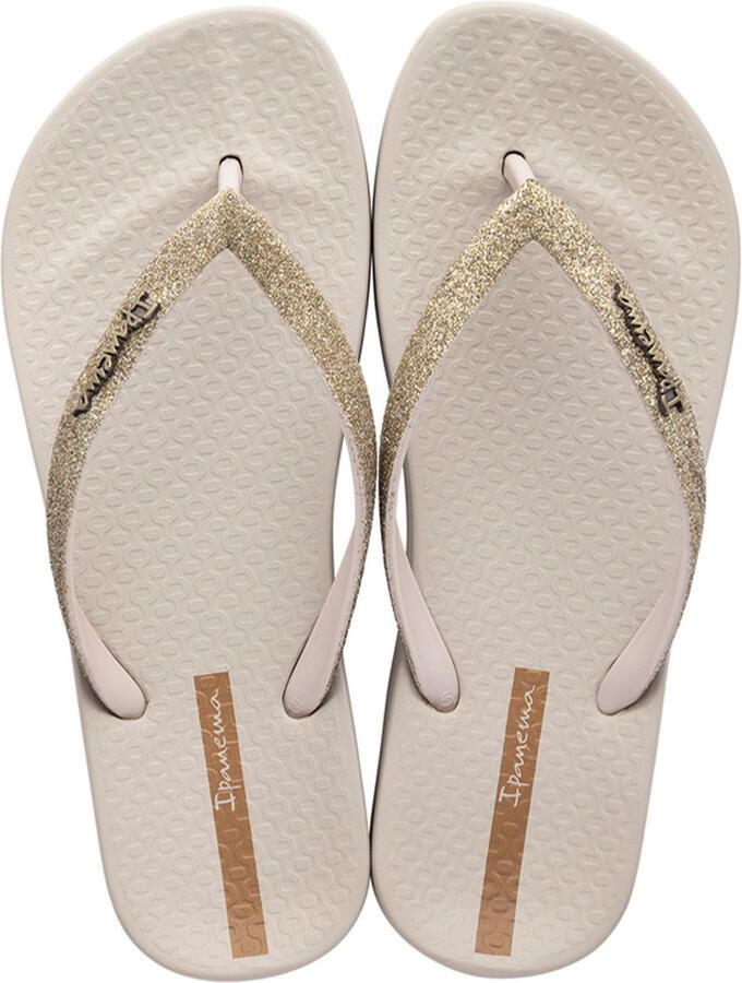 Ipanema Anatomic Lolita teenslippers met glitters lichtroze