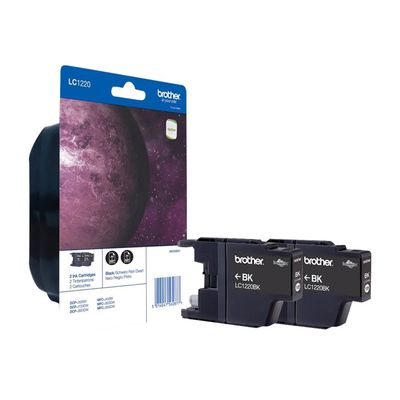 Brother LC1220 - Pack de 2 - noir - cartouche d'encre originale