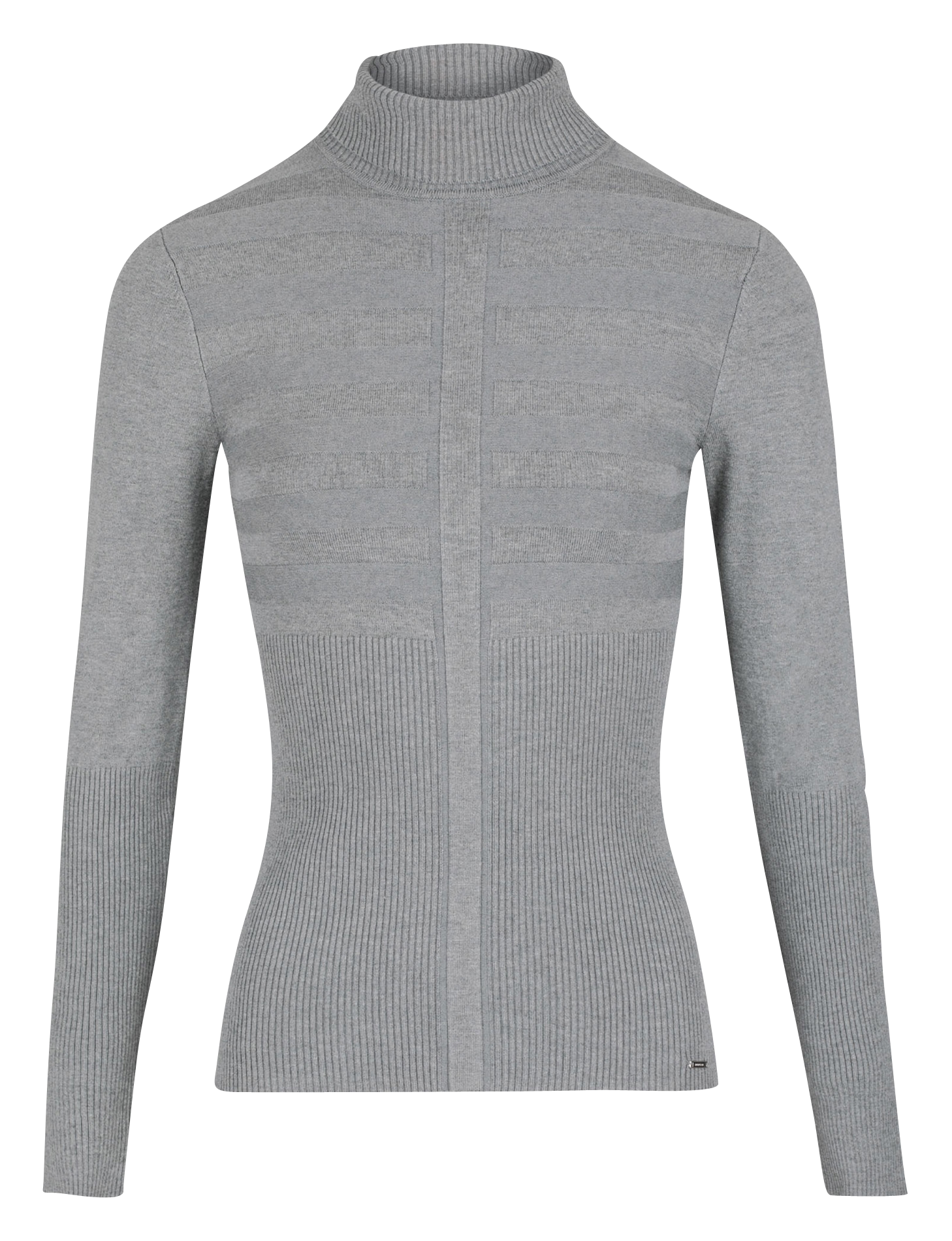 Pull col roulé | Gris