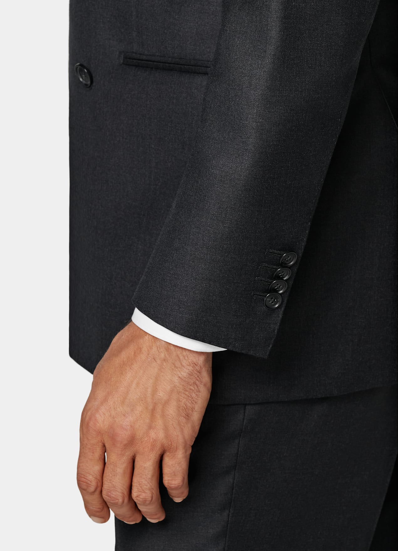 Costume Havana coupe Tailored gris foncé