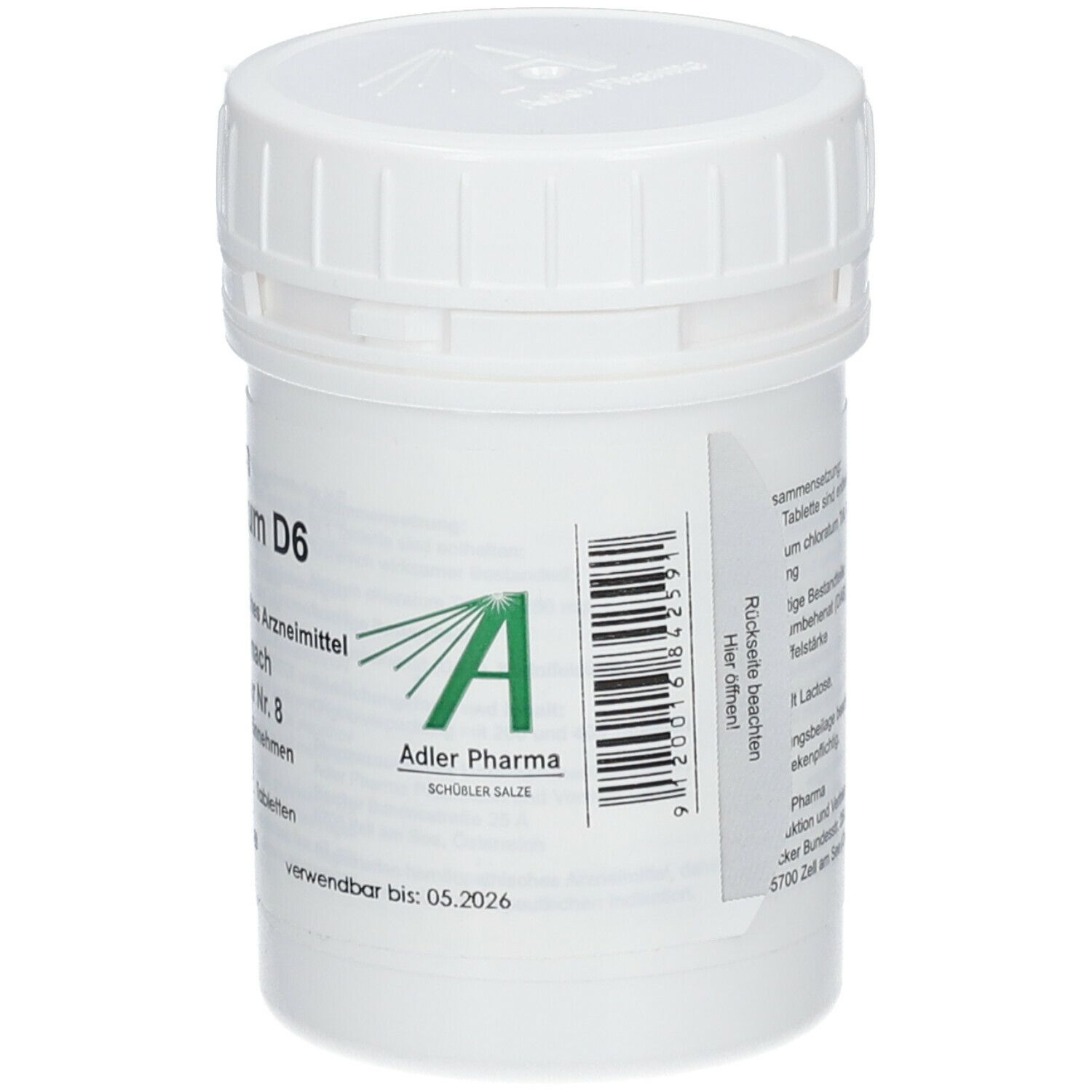 Adler Pharma Natrium chloratum D6 Biochemie nach Dr. Schüßler Nr. 8