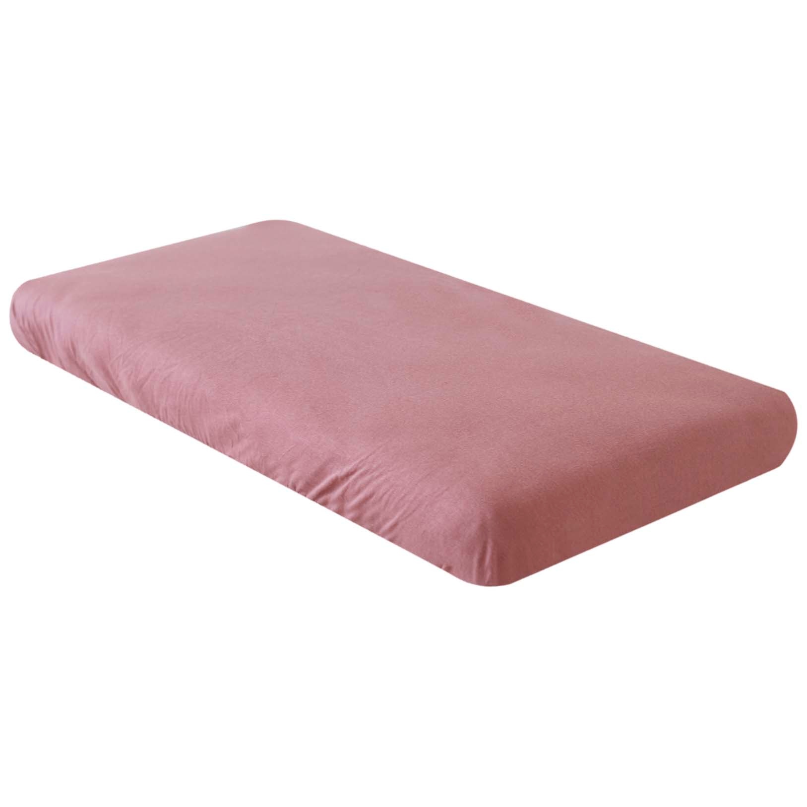 Prénatal wieg hoeslaken roze