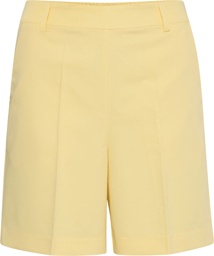 Kaffe KAsakura Wide Shorts Pale banana