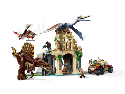 LEGO Spinosaurus en Quetzalcoatlus luchtmissie (76976)