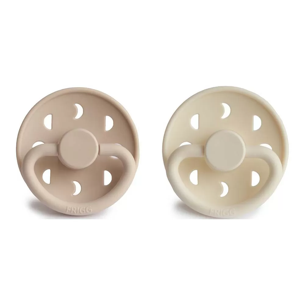 FRIGG Moon Phase Rund Silikone Cream/Croissant - Flere størrelser