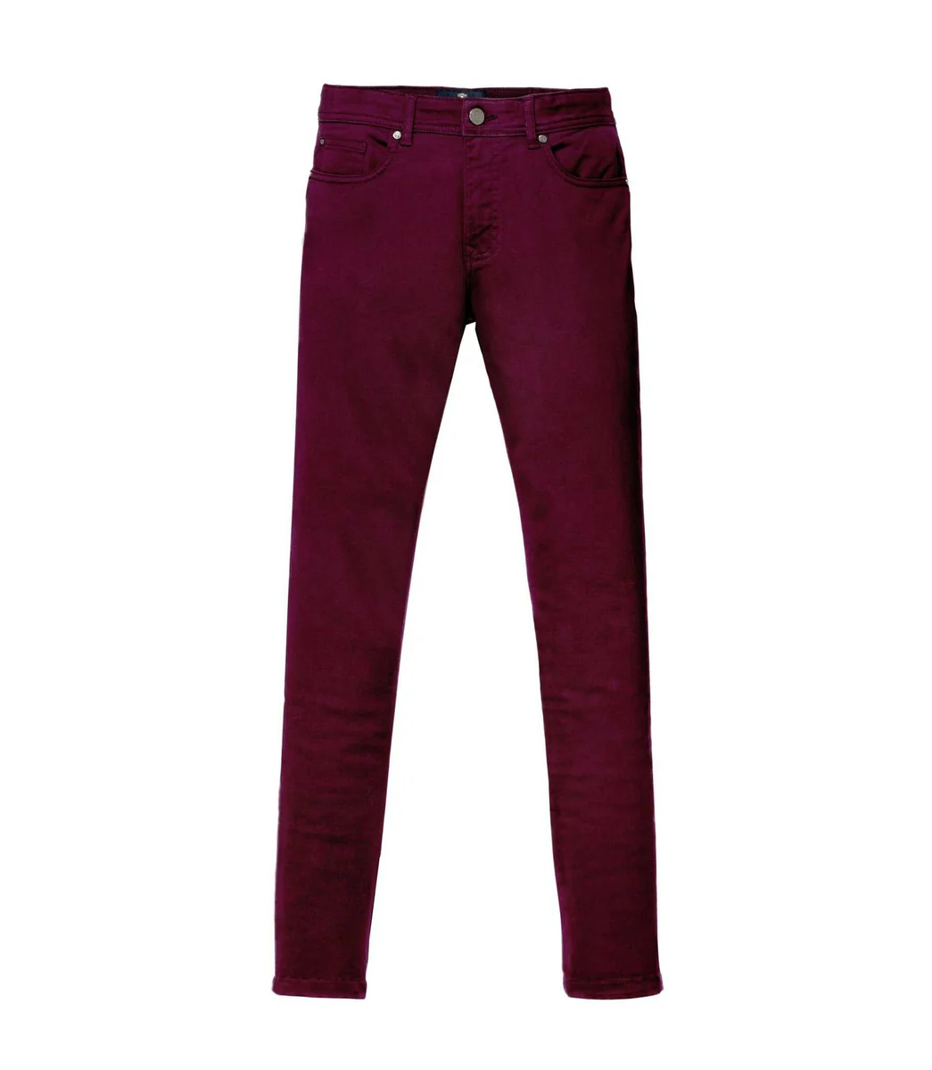 Jean Hydroless stretch bordeaux 
