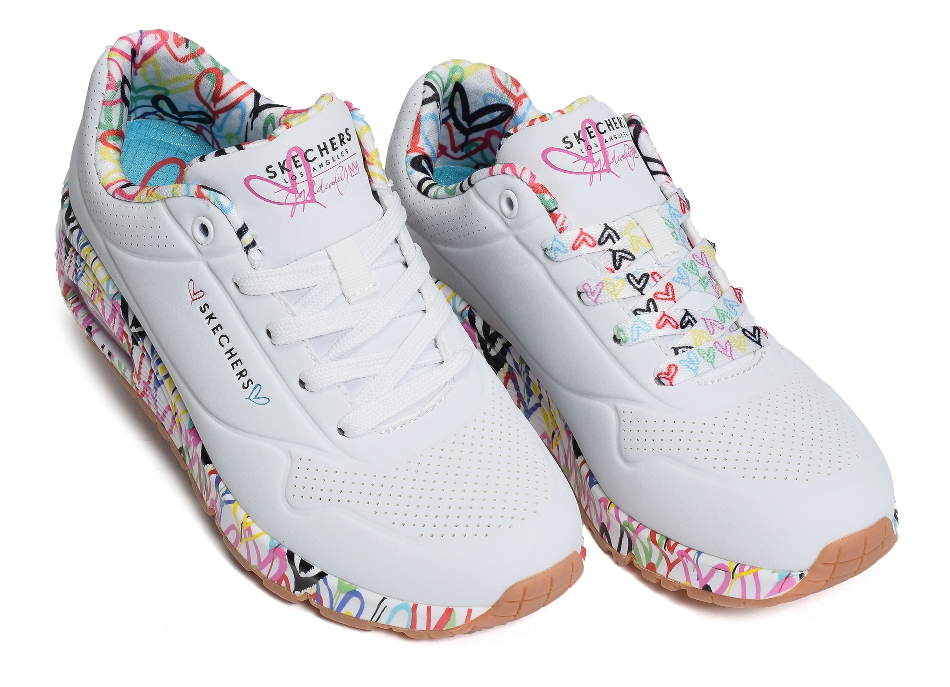Uno loving love blanc multicolore