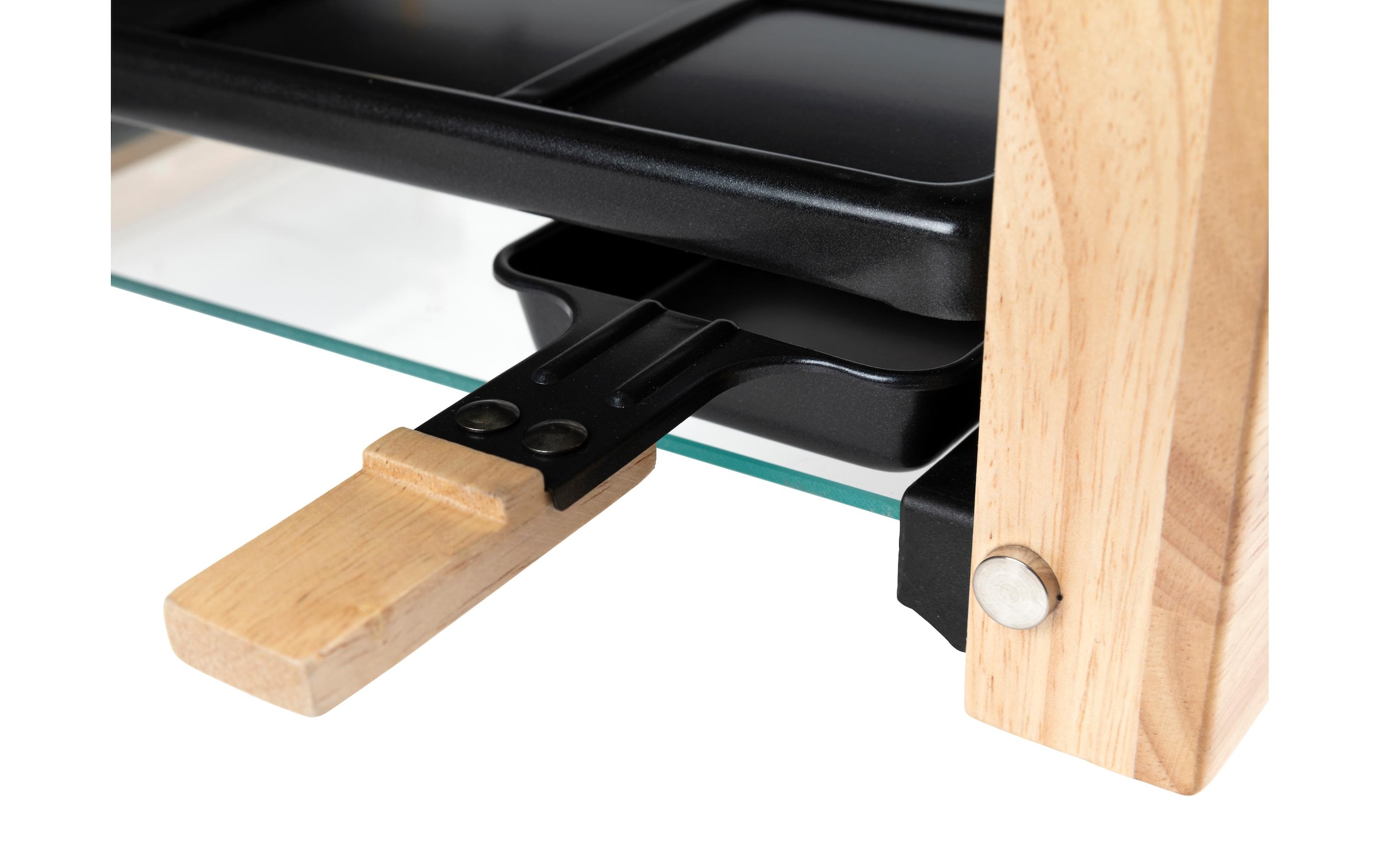 FURBER Raclette »Raclette-Grill 6P Holz/Stein« 900 W