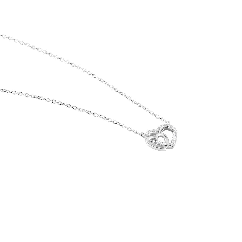 Collier Argent Blanc Marina Oxydes De Zirconium