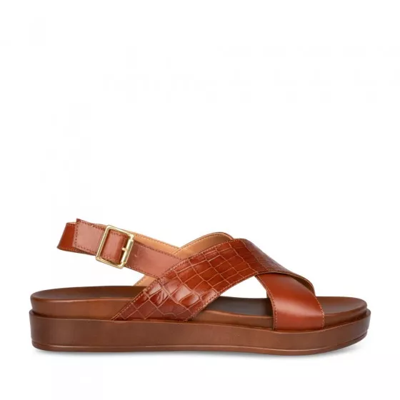 Sandales COGNAC MEGIS CASUAL